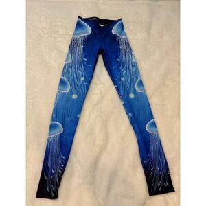 Gear Bunch Blue Jellyfish Scuba Diving Leggings